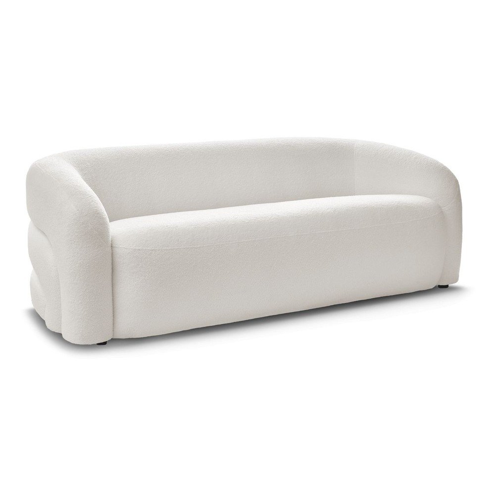 Biała sofa z materiału bouclé 193 cm Elina – Bobochic Paris (zdjęcie 8)