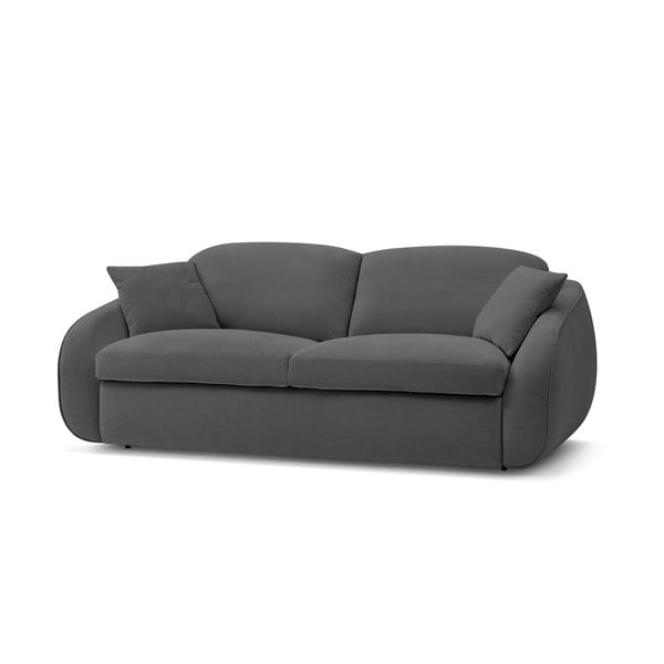 Ciemnoszara rozkładana sofa 235 cm Cezanne – Bobochic Paris-image-3