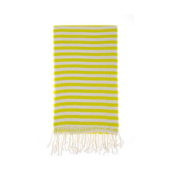 Ręcznik hammam Marmaris Yellow 100x180 cm