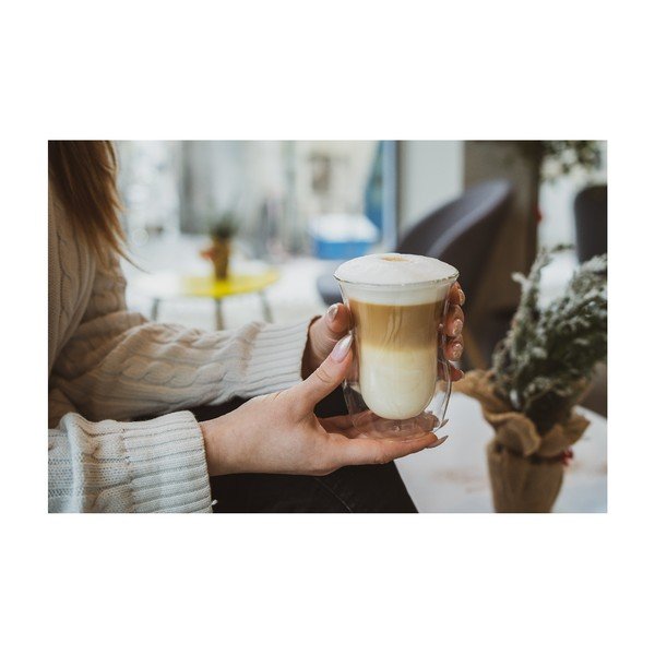 Z podwójną ścianką szklane kubki zestaw 6 szt. 250 ml – Vialli Design-image-3