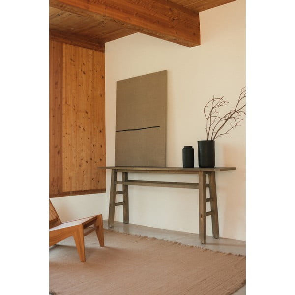 Bawełniany dywan tkany ręcznie w kolorze ochry 170x240 cm Handloom – Lorena Canals-image-1