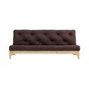 Sofa rozkładana Karup Design Fresh Natural Clear/Brown