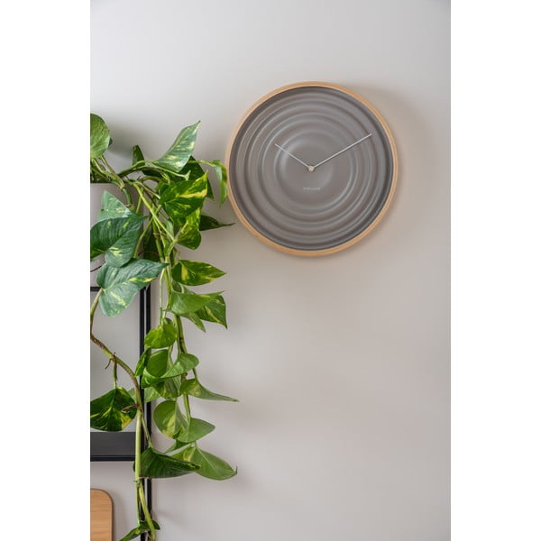 Beżowy zegar Karlsson Ribble, ø 31 cm-image-1