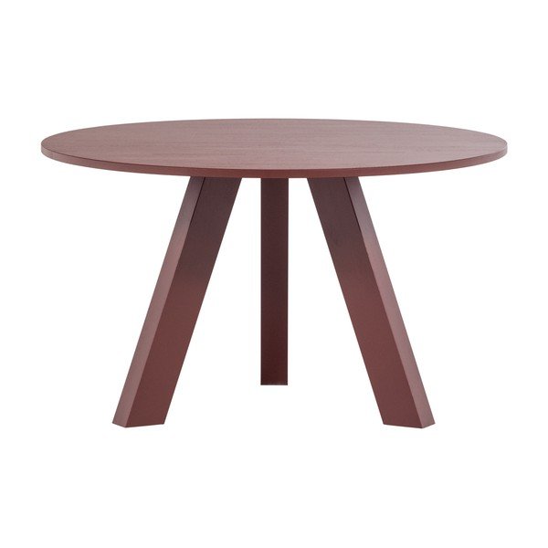 Okrągły stół z litego drewna dębowego ø 129 cm Rhonda – WOOOD