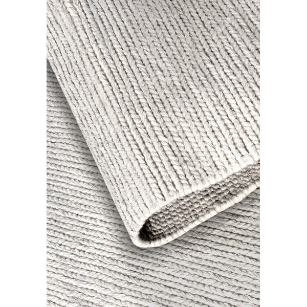 Biały wełniany dywan tkany ręcznie 160x230 cm Francois – Villeroy&Boch-image-4