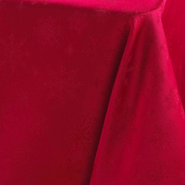 Obrus żakardowy ze świątecznym motywem 140x240 cm Flocons – douceur d'intérieur-image-3