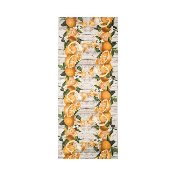 Wysoce wytrzymały chodnik kuchenny Webtappeti Arance, 58x190 cm-image-1