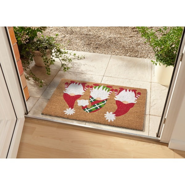 Wycieraczka z włókna kokosowego ze świątecznym motywem 45x75 cm – Hanse Home-image-1