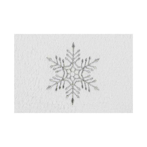 Ręcznik Christmas Snowflake White, 30x50 cm-image-1