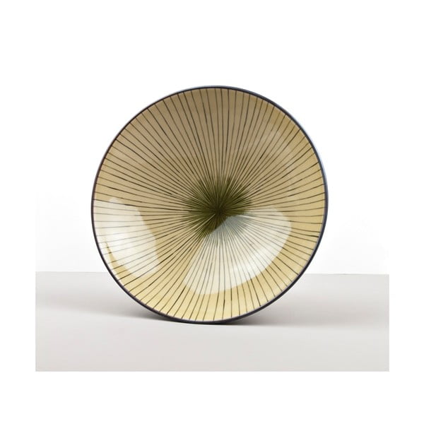 Zielono-żółta ceramiczna misa MIJ, ø 25 cm-image-2