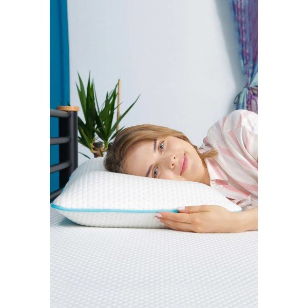 Poduszka ortopedyczna wypełniona pianką pamięciową 35x65 cm – Mila Home-image-2