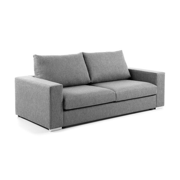Jasnoszara sofa rozkładana La Forma Big-image-1