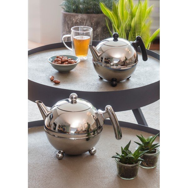 Dzbanek do herbaty ze stali nierdzewnej w kolorze srebra 1,2 l Bella Ronde – Bredemeijer-image-2