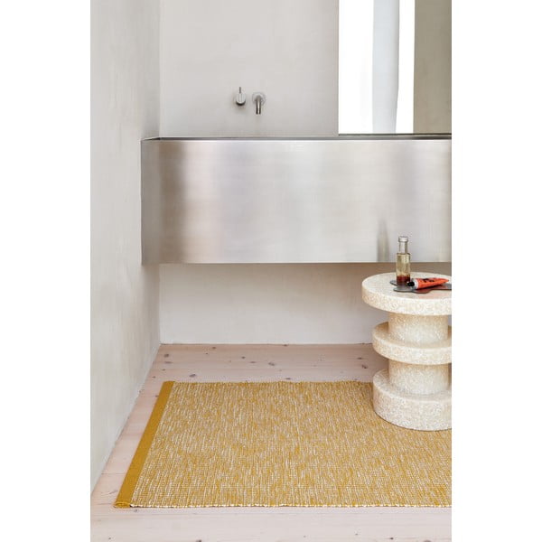 Musztardowy dywan odpowiedni na zewnątrz 70x90 cm Sam Mustard – Pappelina-image-3