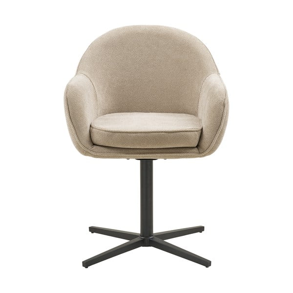 Jasnoszare tapicerowane fotele jadalniane zestaw z podłokietnikami 2 szt. Tamera – House Nordic-image-4