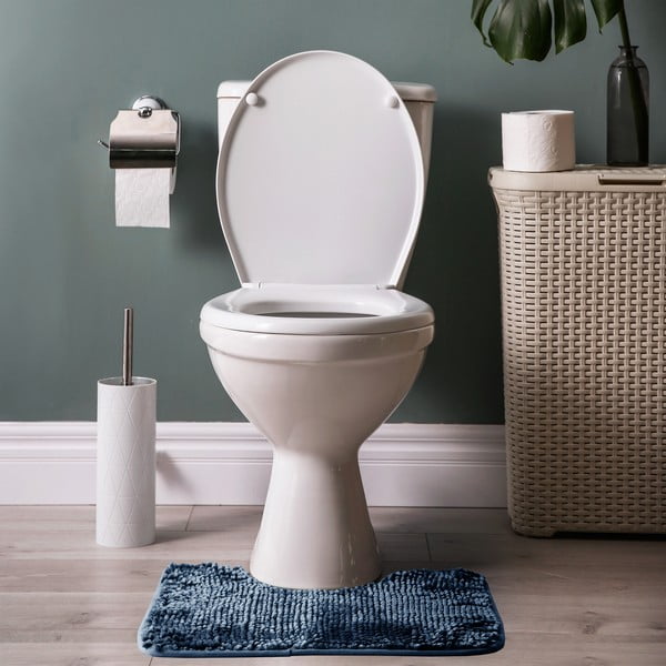 Zestaw 2 ciemnoniebieskich dywaników łazienkowych AmeliaHome Bati-image-2