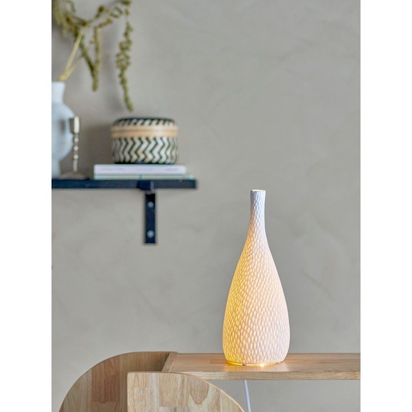 Biała lampa stołowa (wysokość 32 cm) Pela – Bloomingville-image-1