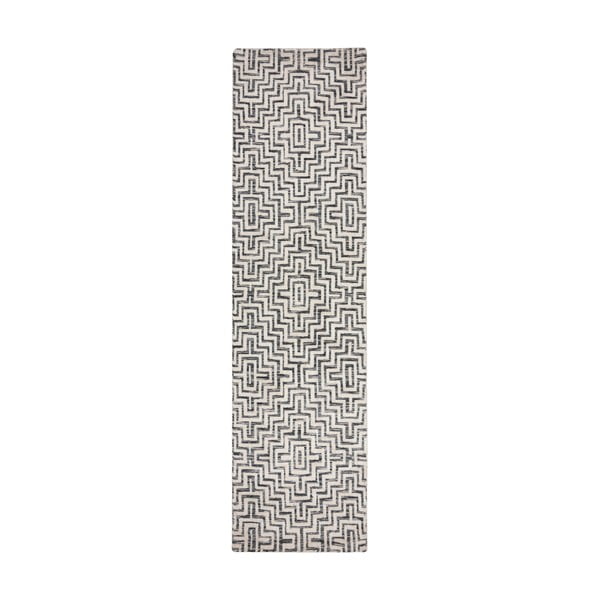 Szary chodnik 80x300 cm Rhett – Flair Rugs