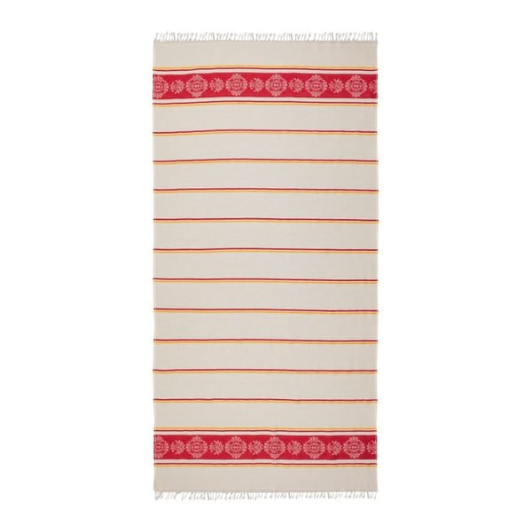 Ręcznik hammam Loincloth Ryem Red, 80x170 cm