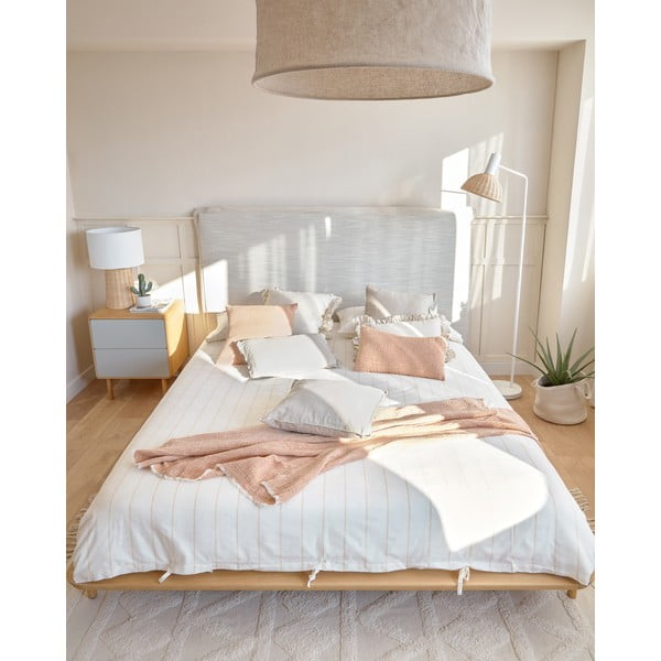 Szaro-naturalna szafka nocna Anielle – Kave Home-image-2