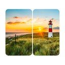 Szklane płyty ochronne na kuchenkę zestaw 2 szt. 52x30 cm Lighthouse – Maximex
