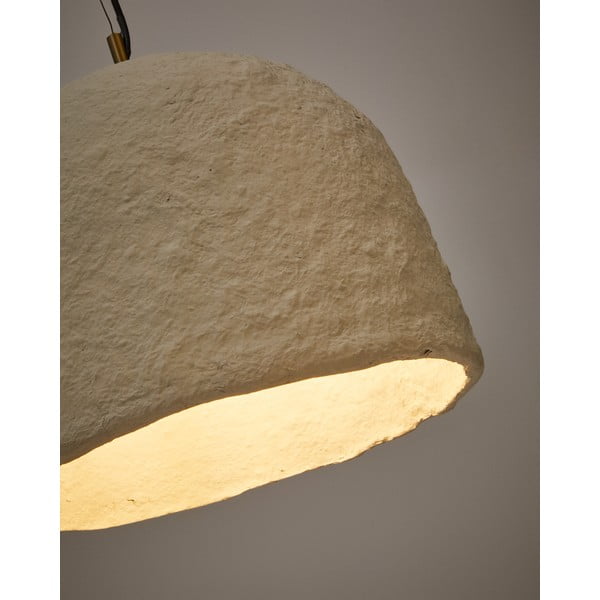 Biała lampa wisząca ø 35 cm Sineu – Kave Home-image-3