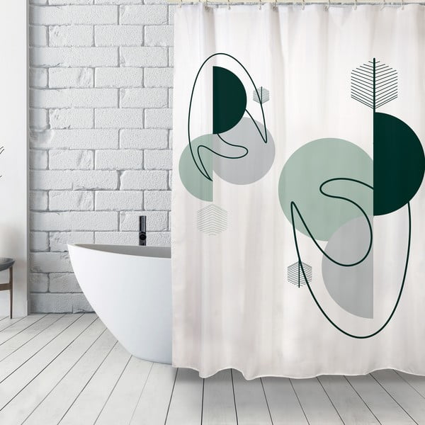Zasłona prysznicowa 180x200 cm Minimalist – MSV-image-3