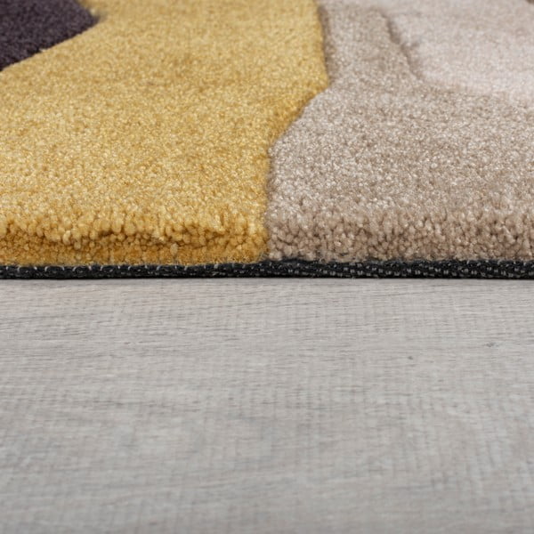 Żółty dywan 150x80 cm Zest Infinite – Flair Rugs-image-4
