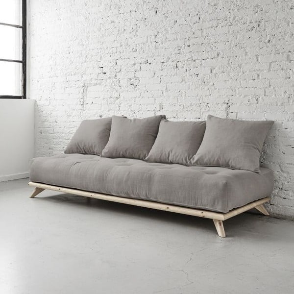 Sofa Senza Natural/Granite Grey