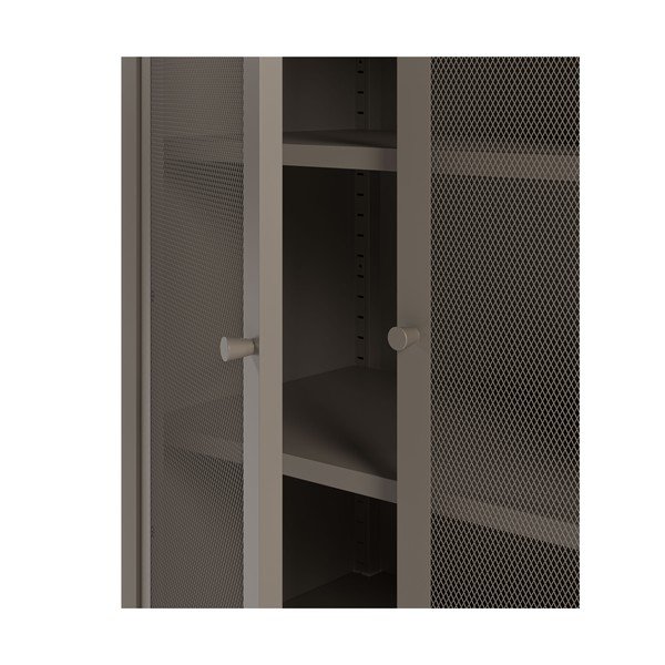 Szara metalowa szafka 70x100x40 cm Fayna – Marckeric-image-4