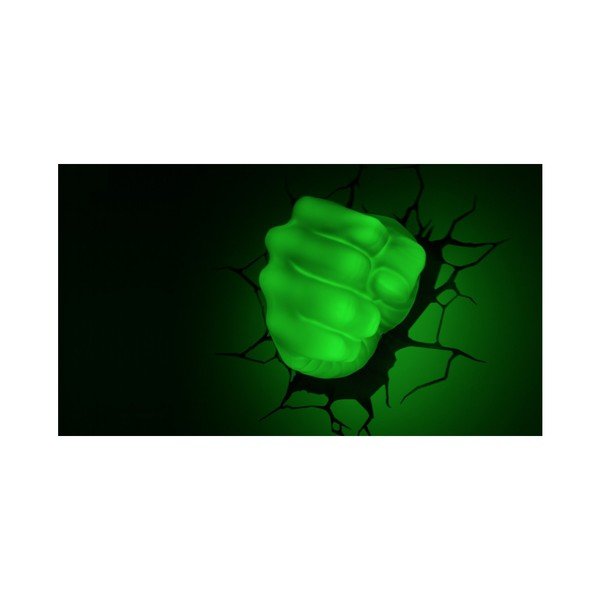 Dziecięca naścienna lampka 3D Hulk-image-1