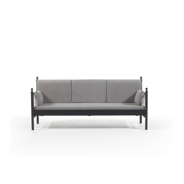 Szara 3-osobowa sofa ogrodowa Lalas DK, 76x209 cm