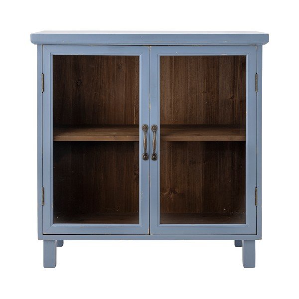 Niebieska witryna 80x80x35 cm Hazem – Bloomingville-image-3