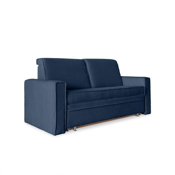 Ciemnoniebieska rozkładana sofa 168 cm Lucky Lucy – Miuform