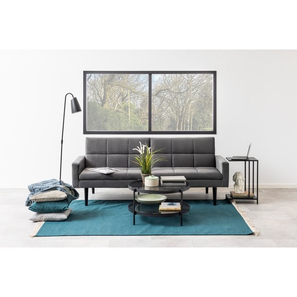 Stolik z okrągłym szklanym blatem ø 79 cm Bayonne – Actona-image-3