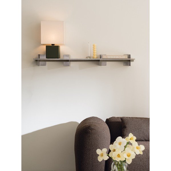 Metalowa półka w kolorze srebra 120 cm Tivo – noo.ma-image-1