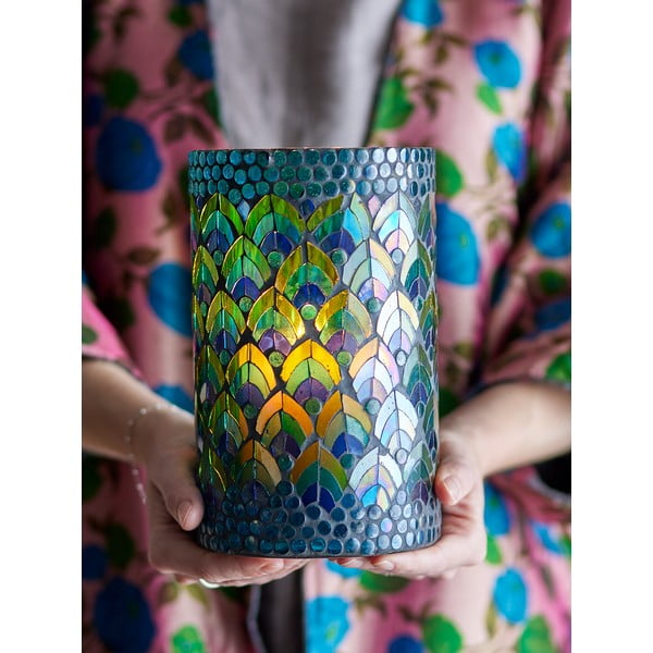 Szklany świecznik na świeczkę typu tealight Kali – Bloomingville-image-1