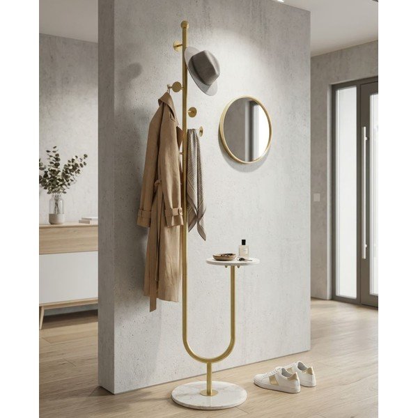 Metalowy wieszak w kolorze złota 40x176 cm – Mauro Ferretti-image-1