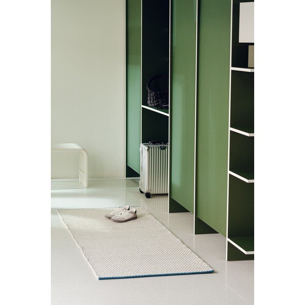 Niebieski/beżowy wełniany dywan tkany ręcznie 200x300 cm Lenu – noo.ma-image-2