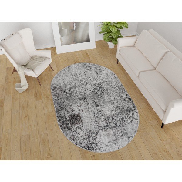 Szary dywan odpowiedni do prania 80x120 cm – Vitaus-image-1