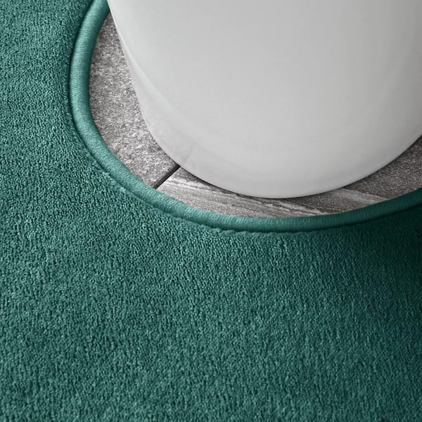 Zielone dywaniki łazienkowe do WC z pianki pamięciowej zestaw 2 szt. 50x80 cm Anti-Bacterial – Catherine Lansfield-image-4