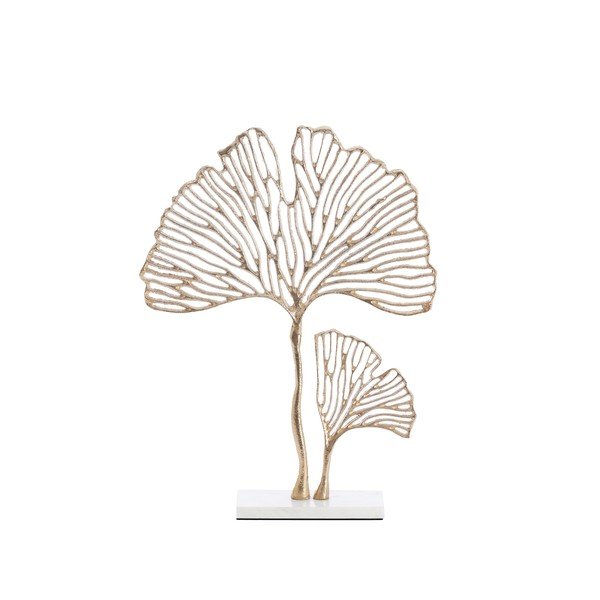Metalowa figurka (wysokość 48 cm) Leaf – Light & Living-image-3