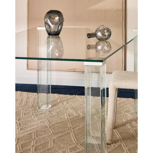 Szklany stół 90x160 cm Adularia – Kave Home-image-3