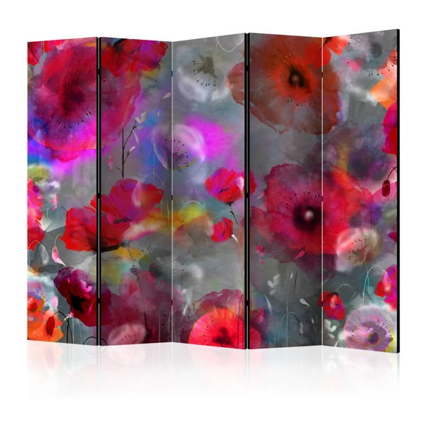 Parawan Artgeist Romantical Poppies, 225x172 cm