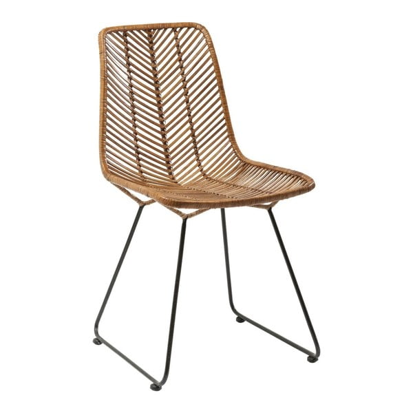 Brązowe krzesło do jadalni Kare Design Ko Lanta