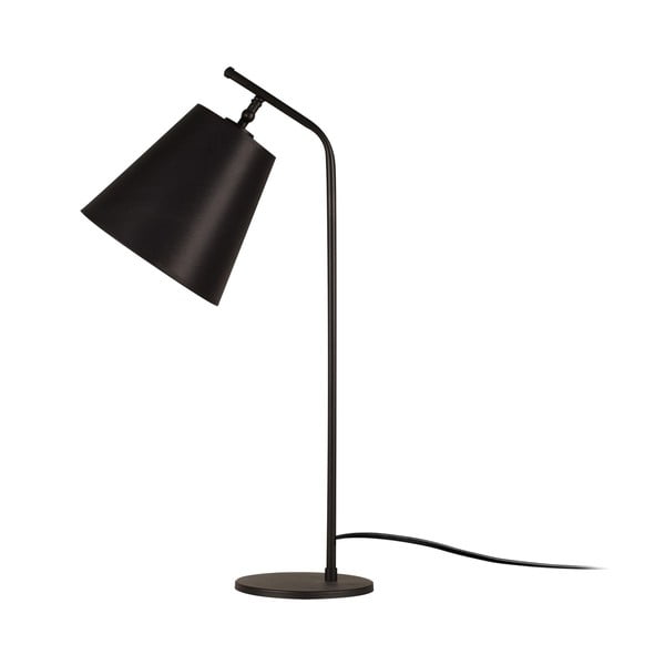 Czarna lampa stołowa z metalowym kloszem (wysokość 67 cm) Salihini – Opviq lights