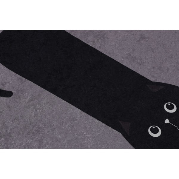 Czarno-szare dywaniki łazienkowe zestaw 2 szt. 60x100 cm Comfort – Foutastic-image-1