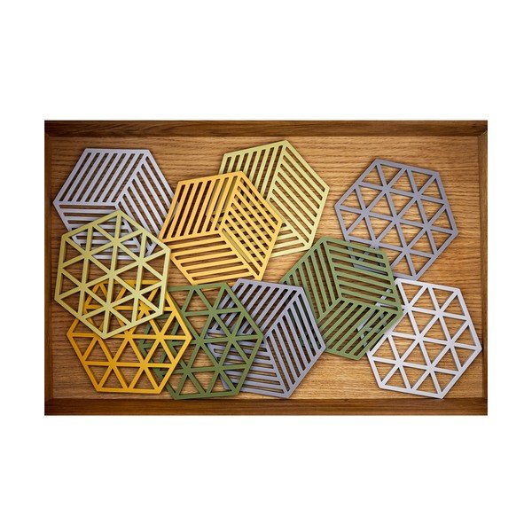 Silikonowa podkładka pod garnek 16x14 cm Triangles – Zone-image-1