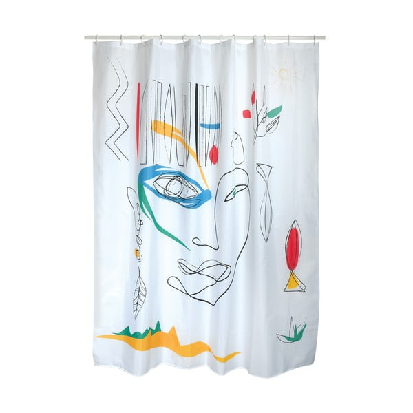 Zasłona prysznicowa 180x200 cm Faces – Spirella