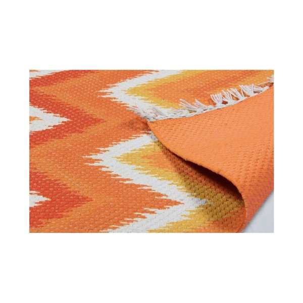 Pomarańczowy dywan Eco Rugs Tribe, 80x150 cm-image-3